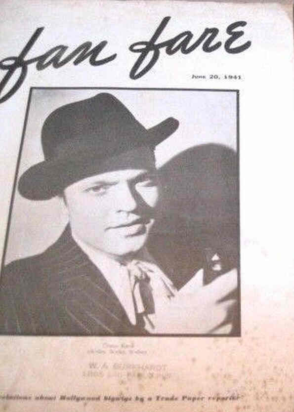 FAN FARE (USA) magazine side cover 20 June 1941